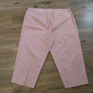 Merona Capri Pink Corduroy Pants Capri Tailored Fit